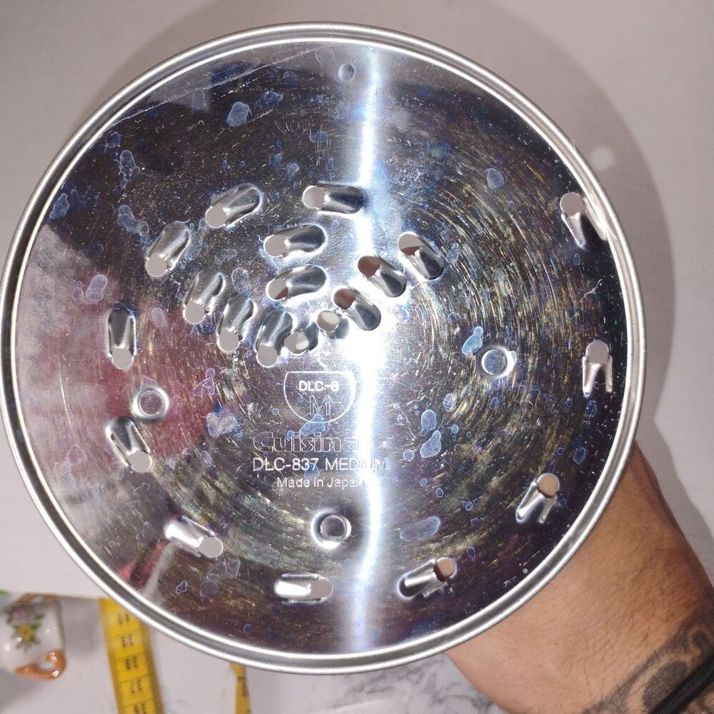 Cuisinart DLC-837 4mm MED SHREDDING DISC for DLC-8 Food Processor Parts